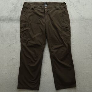 CQR Tactical Pants Women's Size 16R Brown Mid-Rise Cargo Straight 30" Inseam